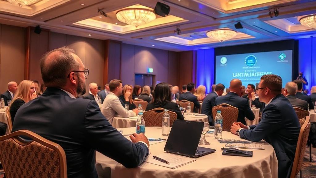 Photo of a business conference Photo of a business conferenceфото